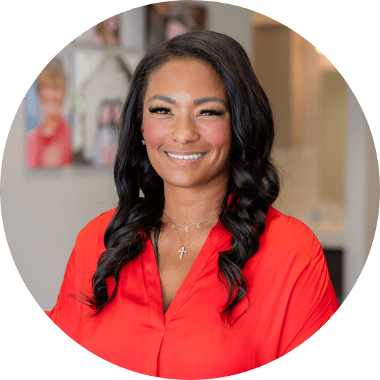 child smiling with braces
